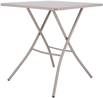 Jan Kurtz Fiam Sirio Klapptisch Metall 67x67x73cm taupe