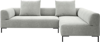 Rolf Benz freistil 185 Ecksofa rechts lichtgrau 3007