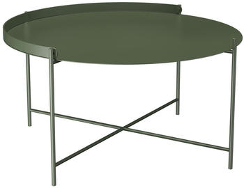 Houe EDGE Tabletttisch Ø76x40 cm olivgrün