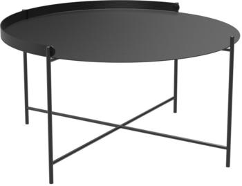 Houe EDGE Tabletttisch Ø76x40 cm schwarz
