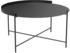 schwarz: Houe EDGE Tabletttisch Ø76x40 cm