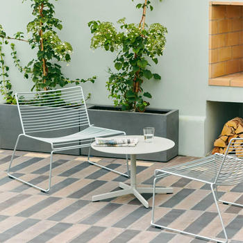 HAY Hee Lounge Stuhl feuerverzinkt stahl/feuerverzinkt 72x67x67cm (AA601-C191)