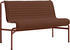 HAY Palissade Dining Bench ohne Armlehnen iron red