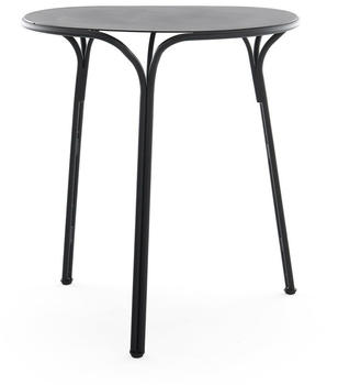 Kartell Hiray Gartentisch Ø 60 cm schwarz
