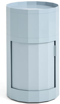 HAY Facet Cabinet High Ø38x66 cm misty blue