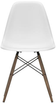 Vitra Eames Plastic Side Chair DSW RE Ahorn dunkel wei&szlig; schwarz