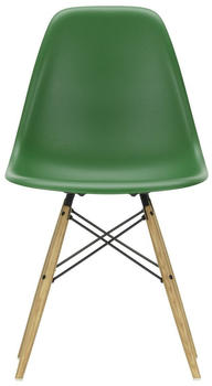 Vitra Eames Plastic Side Chair DSW RE Esche smaragd schwarz