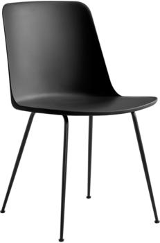 &Tradition Rely HW6 Stuhl Stahlrohr schwarz schwarz 47x82x55cm