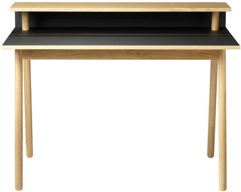 FDB Møbler C68 Nørrebro Schreibtisch natur/schwarz/Eiche lackiert 69,4x88,7x118cm