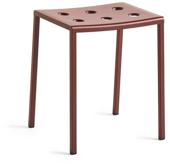 HAY Balcony Hocker iron red 46 x 39 x 35 cm