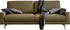 olivgrün: Rolf Benz 2,5-Sitzer CR.450 Naturleder 184x85x95 cm