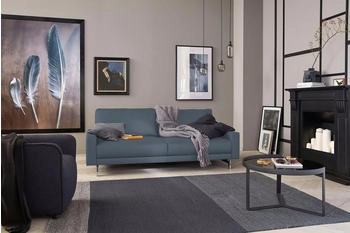 Rolf Benz 2,5-Sitzer CR.450 Naturleder 184x85x95 cm blaugrau