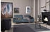 blaugrau: Rolf Benz 2,5-Sitzer CR.450 Naturleder 184x85x95 cm