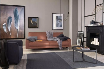 Rolf Benz 2,5-Sitzer CR.450 Naturleder 184x85x95 cm signalbraun