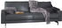 signalschwarz: Rolf Benz 2,5-Sitzer CR.450 Naturleder 184x85x95 cm