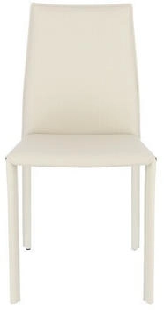 Jan Kurtz Anado Stuhl - weiß, Leder,Metall - 45x88x54 cm - creme (203)