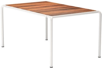 Houe AVANTI Esstisch 153x98 cm - braun, rechteckig Holz,Metall thermo esche (204)