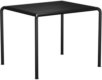 Houe AVANTI Esstisch 83x98 cm - schwarz, rechteckig Metall (806)