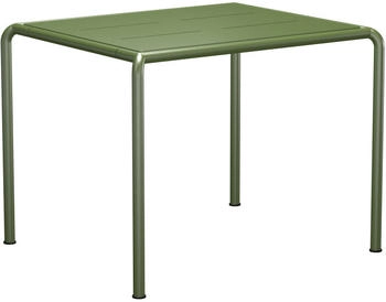 Houe AVANTI Esstisch 83x98 cm - grün, rechteckig Metall - olivgrün (807)