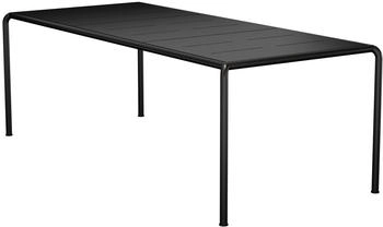 Houe AVANTI Esstisch 222x98 cm - schwarz, rechteckig Metall (306)