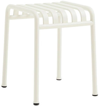 HAY Palissade Hocker - weiß Metall 37x45x42 cm - cremeweiß (108)