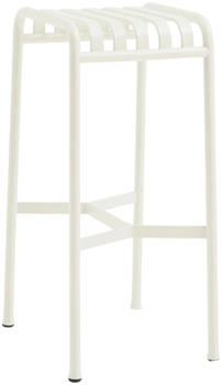 HAY Palissade Bar Stool - weiß Metall 38x78x45 cm - cremeweiß (507)