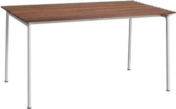 HAY Traverse Tisch - braun, Holz,Metall Esche geölt (902) 140x83 cm