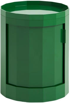 HAY Facet Cabinet - grün, zylinderförmig Kunststoff 38x49x38 cm - spinach green (911) low