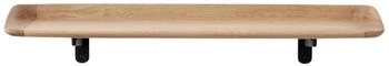 &Tradition Guilt Wandregal HM14 - braun, rechteckig Holz/Metall lackierte Eiche - oak (303) B 75 cm