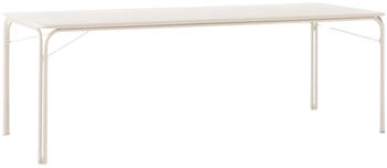 &Tradition Thorvald Outdoor Esstisch SC99 - beige, rechteckig Metall - 220x74x90 cm - ivory (803)