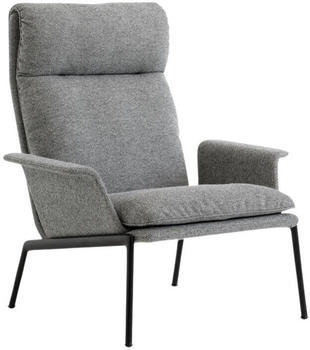 &Tradition Muno Loungestuhl LN17 - grau Metall 78x95x66 cm - Hallingdal 0126 (703)