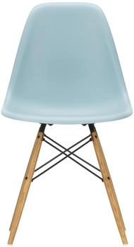 Vitra Eames Plastic Side Chair DSW RE Esche honigfarben schwarz Filzgleiter schwarz