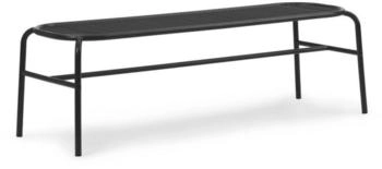Normann Copenhagen Vig Outdoor Bank - black - 150x50x46 cm