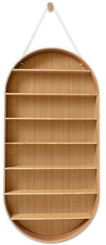 ferm LIVING Oval Dorm Wandregal, Eiche geölt