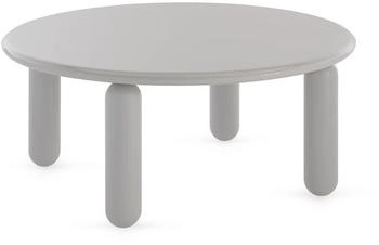 Kartell Undique Mas Beistelltisch, Ø 85 cm H 30 cm grau