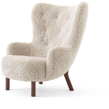 &Tradition Petra VB3 High Sessel Walnuss geölt-Sheepskin Moonlight