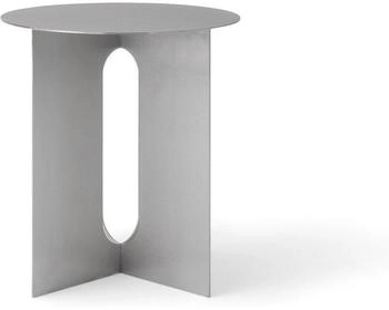 Audo Copenhagen Androgyne Beistelltisch Ø40 cm Brushed steel