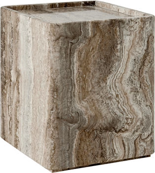Gubi Pietra Beistelltisch 33x33x40 cm Lively sepia