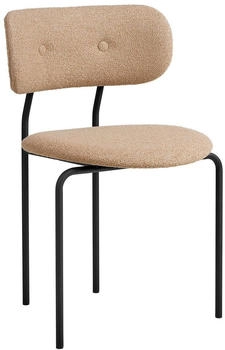 Gubi Coco Dining Chair - beige - 51x80x53 cm - Around Bouclé Dedar 004 (805)