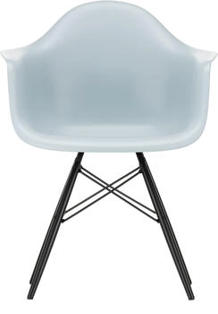 Vitra DAW Eames Plastic Armchair - blau Holz - 62x80x60 cm - eisgrau RE - 23 eisgrau RE (325) 43 cm