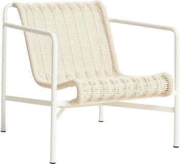 HAY Palissade Cord Lounge Chair Low Sessel cremweiß (AE453-A800)