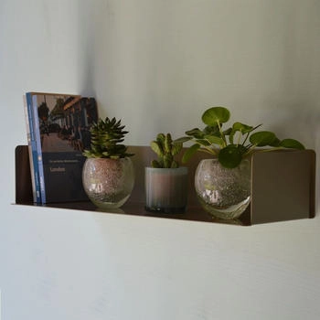 Jan Kurtz CD-/Buchregal LYRA Metall schwarz 50 cm 50x10x17 cm