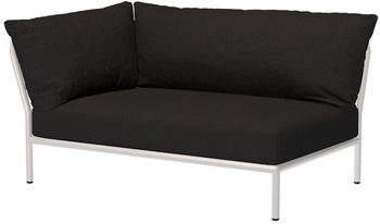 Houe LEVEL 2 Ecke links Char Muted white 139x38x92,5 cm