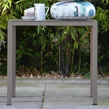 Jan Kurtz Tisch FIAM NOVA Aluminium chtet taupe 140x80 cm