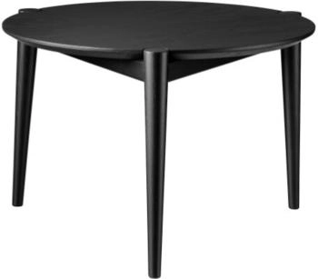FDB Møbler D102 SØs Couchtisch Ø55 cm Oak black painted