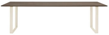 Muuto 70/70 Esstisch 255x108cm Solid Smoked oak-Sand