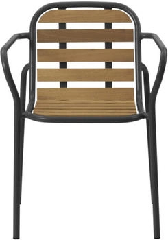 Normann Copenhagen Vig Garten Armlehnstuhl Robinia - schwarz - 57x83x61 cm - schwarz/schwarz (202)