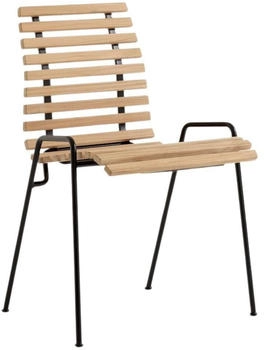 &Tradition RFH Terrace RD4 Gartenstuhl - Holz Metall - 54x79x52 cm - Teak & black (702)