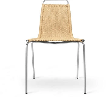 Carl Hansen & Søn PK1 Stuhl - silber MetallPapier - 50x77x51 cm - Stainless Steel (102)