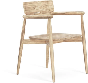 Carl Hansen & Søn Embrace Gartenstuhl - beige Holz - 61x80x61 cm - Teak (002)